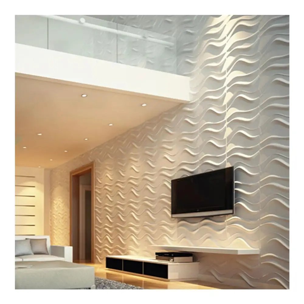 China Home Interior Modern Design Decorative Decor Inderior PVC 3D Wall Panels