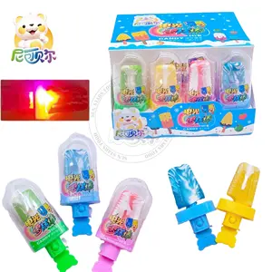 Glowing Ice Cream Shape Toy Candy Fruity Hard Lollipop