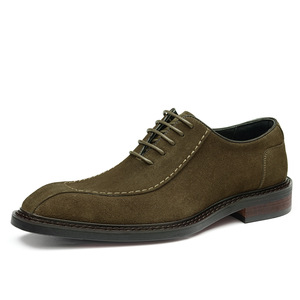 Zapatos de Hombre de Cuero Genuino Hechos a Mano Personalizados, Transpirables, Antideslizantes, Versátiles, Clásicos, Estilo Británico, para Vestimenta de Negocios - Product Image 2