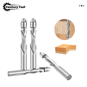 <span class=keywords><strong>Fraise</strong></span> à défoncer en carbure monobloc avec roulement supérieur, queue de 1/2 pouce (12 mm), pour routeur CNC, pour le fraisage du bois - Product Image 1