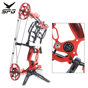 SPG – <span class=keywords><strong>poulie</strong></span> à double usage pour la <span class=keywords><strong>chasse</strong></span> à l'<span class=keywords><strong>arc</strong></span> et le tir à l'<span class=keywords><strong>arc</strong></span>, équipement métallique d'entraînement réglable avec stabilisateur - Product Image 1