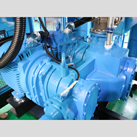 Compresseur d'air à vis horizontal PM VFD 200 kW/GGV22/250 kW, 2 étages, stationnaire, à économie d'énergie, refroidi par air, AC 7 bars, pour gaz d'azote 2