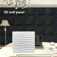 Panneau mural 3D moderne en PVC gaufré, imperméable et ignifuge, installation facile pour la décoration intérieure, chambre, salle de bain, salle de sport - Vente chaude