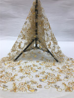 Robe de mariée personnalisée 2020 Y35169, ornée de cristaux, de paillettes et de perles, tissu de dentelle à paillettes et perles sur tissu en maille.