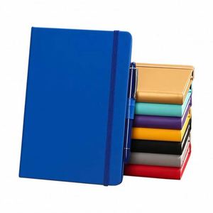 Carnet en cuir avec estampage doré A4 A5 A6, pages intérieures personnalisées, reliure, sangle élastique, couverture en PU, cadeau promotionnel - Product Image 3