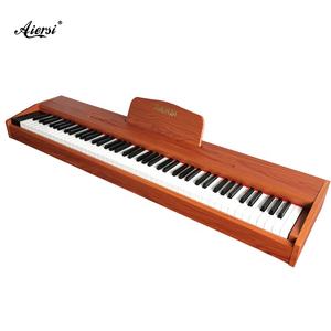 Piano numérique professionnel à grande valeur, choix de <span class=keywords><strong>musiciens</strong></span> modernes, beau grain de bois, marque Aiersi, 88 touches, piano électrique à 3 pédales - Product Image 2