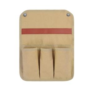 Bolsa colgante para reposabrazos de silla Kmet, bolsa de almacenamiento multifuncional rectangular de color caqui para acampar, bolsa organizadora portátil tipo gancho - Product Image 1