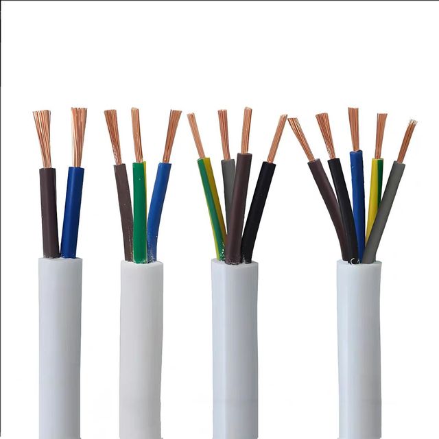Factory Direct Sale H05VV-F H03VV-F RVV 2x1.5 2x2.5 2x4mm Copper Core PVC Insulated Flexible Electric Cable