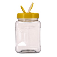 Bouteille Vide en Plastique Alimentaire de Gros, Récipient d'Emballage Jetable Grande Épice Assaisonnement avec Couvercle Agitateur