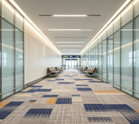 Otel Broadloom Jakarlı Halı 4m Kumaş Sırtlı Naylon Ses Yalıtımlı OEM ODM Özel Banket Lobisi Alanı