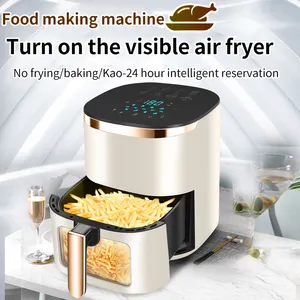 7l Air Fryer Smart Touch Control Electric Cooker Oven Stainless Steel Food Grade No Oil Digital Air Fryer