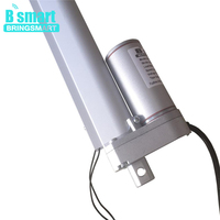 Actionneur linéaire BringSmart TGA-X 12 pouces 300 mm, moteur CC 12V-48V, charge 900N, vitesse personnalisée 5-80 mm/s, course réglable manuellement