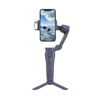 Los más vendidos plegable magnético AI Face Tracking 3 Axis Anti-Shake Gimbal estabilizador Luz de relleno Vlog Live Shooting Selfie Stick