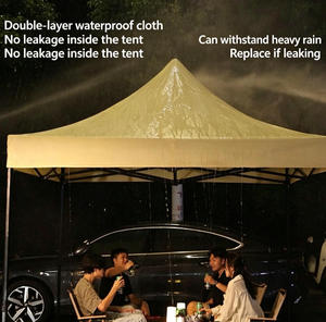 Custom Heavy Duty 10x20 Aluminum Folding <b>Canopy</b> Tent with Logo Pop-up Indoor Print Tent UV Resistant Waterproof - Product Image 1
