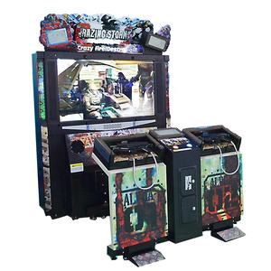 เครื่องจำลองการยิงด้วยเหรียญพร้อมปืนพายุและหน้าจอ HD สำหรับเกมศูนย์ความบันเทิงหรือ FEC - Product Image 2