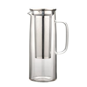 Cafetière à infusion froide avec infuseur amovible en acier inoxydable Théière glacée en <span class=keywords><strong>verre</strong></span> à haute teneur en borosilicate - Product Image 2