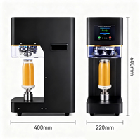 Canettes en aluminium PET pour boissons, boîtes de conserve automatiques pour jus de fruits et boissons, machine à sceller les conserves