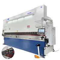 Presse plieuse électrique semi-automatique WE67K-220T6100, mini-machine de pliage de table, à bas prix