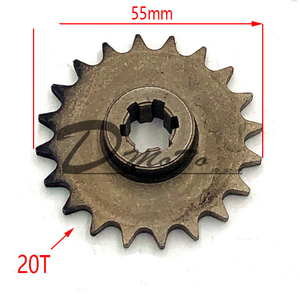Piñón de Caja de Cambios Delantera T8F 11 14 17 20T 20 Dientes para Minimoto de 47cc 49cc, Mini Motocicleta Todoterreno, Scooter - Product Image 4