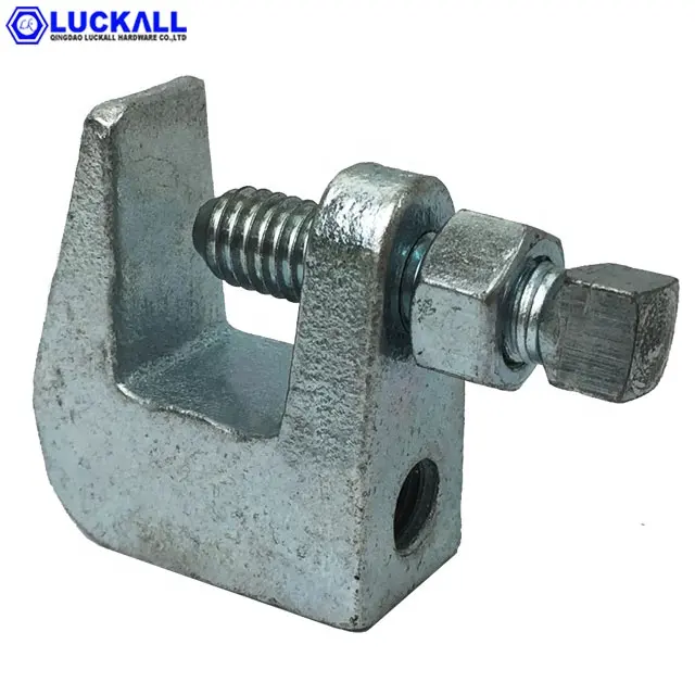 Zinc Plated Casting Iron Steel Beam Clamp Pipe Clip 10MM