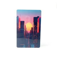 Carte PVC imprimée en quadrichromie avec puce NFC NTAG213 NTAG215 NTAG216 pour les transports publics