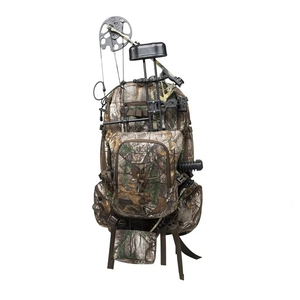 GAF Real Tree Camouflage Sac à dos de <span class=keywords><strong>chasse</strong></span> imperméable pour le tir à l'<span class=keywords><strong>arc</strong></span> avec hydratation, porte-<span class=keywords><strong>arc</strong></span>, sac à dos de randonnée en plein air - Product Image 6