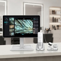 Analyseur capillaire avec écran, objectif 200X HD, machine d'analyse des follicules pileux et des huiles capillaires, appareil de beauté pour soins capillaires et salons de beauté
