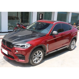 Kit de Protección de Capó de Motor de Fibra de Carbono para BMW X5 X6, Modificación y Mejora de Parachoques Delantero para Autos F15 F16 2013-2018 - Product Image 4