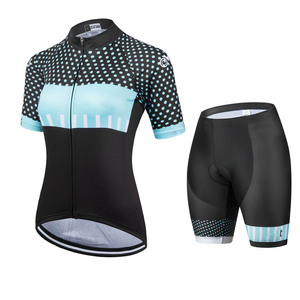 Ensemble de maillots de cyclisme légers personnalisables en gros, vêtements de cyclisme à manches courtes, OEM - Product Image 1