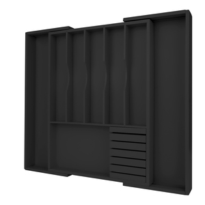 Organizador de cocina de madera de bambú HOSTK, soporte extensible para utensilios, bandeja para cubiertos, divisor, cajón de cubiertos, <span class=keywords><strong>bolsa</strong></span>, vajilla, artículos diversos - Product Image 3