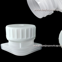 Bouchon flexible avec bec verseur 33 mm pour sachet souple d'huile, d'eau ou de détergent