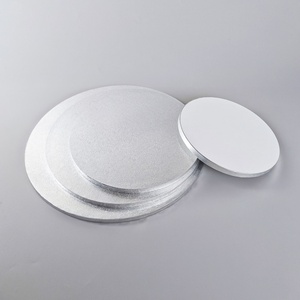Sunshine Silver <b>square</b> Thick Cake Board Cake Drum Wholesale With Wrapped <b>Edge</b> Cake Board - Product Image 5