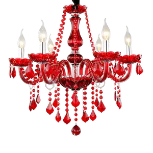 Moderne 6L Coloré Lustre Lampes Pour Le Café-restaurant de Barre De Mariage couleur Rouge banquet lustre éclairage chambre pendentif lumière