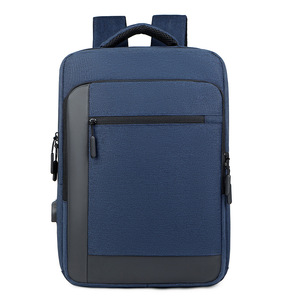 Large Capacity Waterproof Custom Logo Men's Business Backpack Fashionable School Bag with Personalized Style for Work or Study