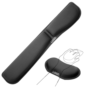 Bộ Nhớ Bọt Đặt Bàn Phím Cổ Tay Phần Còn Lại Pad Chuột Cổ Tay Đệm Hỗ Trợ, Có Thể Gập Lại Thiết Kế Bàn Phím Cổ Tay Phần Còn Lại - Product Image 1