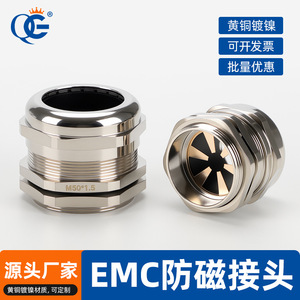 Stainless Steel <b>Cable</b> Gland M12M16M20 Anti Magnetic Shielded Connector With <b>External</b> Thread For Low Voltage Applications - Product Image 3