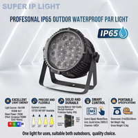 Projecteur LED Par 18x10W RGBW 4-en-1 IP65 pour DJ, discothèque, scène, fêtes, éclairage extérieur DMX