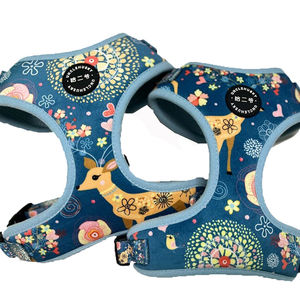 Arnés de terciopelo personalizado para perro, diseño de sublimación, Collar de perro, Correa con lazo, Impresión de transferencia térmica de terciopelo, novedad de Navidad - Product Image 1