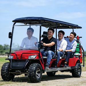 कुशल गोल्फ कोर्स ऑपरेशन के लिए लोकप्रिय इलेक्ट्रिक गोल्फ ट्रॉली और गोल्फ बुगी इलेक्ट्रिक 4-6 सीटर - Product Image 1