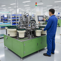 Machine d'assemblage de connecteurs entièrement automatique QFW, 200 pièces/min, équipement de composants électroniques contrôlé par PLC
