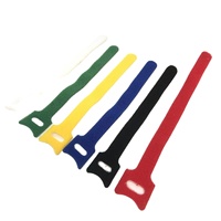 Attaches-câbles auto-agrippants en nylon colorés de 25 mm avec logo