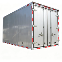 Carrosserie de fourgonnette sèche en acier Q235 durable pour la logistique et le transport de marchandises intensifs, adaptée aux camions FAW Jiefang