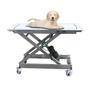 Pet Hospital Surgical room Electric Stainless Steel Veterinary Animal Surgery Operation Table