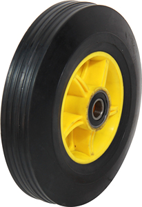 <span class=keywords><strong>Roues</strong></span> de chariot en caoutchouc massif 10*<span class=keywords><strong>2</strong></span>.5 pour la construction, le jardinage, la ferme, le chariot à main, la <span class=keywords><strong>brouette</strong></span> - Product Image 6