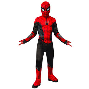 Disfraz de Spider-Man para Niños, Ajustado, Rojo y Negro, Traje de Cosplay de 8 a 13 Años, para Fiestas y Juegos de Rol, Fibra Modal de Poliéster - Product Image 1