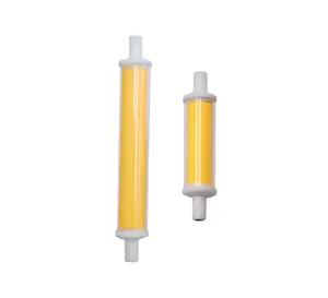 Haute puissance LED R7s COB Tube en verre 78mm 118mm COB ampoule AC110V 120V 130V 220V 230V 240V maison remplacer la lampe halogène