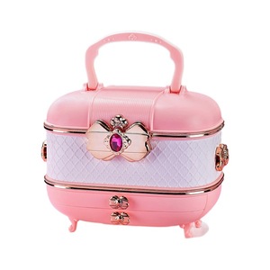 Kit <span class=keywords><strong>de</strong></span> maquillage princesse pour filles, ensemble cosmétique non toxique et lavable avec fard à paupières, rouge à lèvres, vernis à ongles, trousse <span class=keywords><strong>de</strong></span> toilette portable - Product Image 5