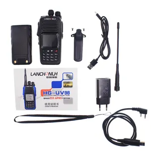 带APRS定位HG-UV98 GPS双频UHF/VHF对讲机HG UV98双向无线电