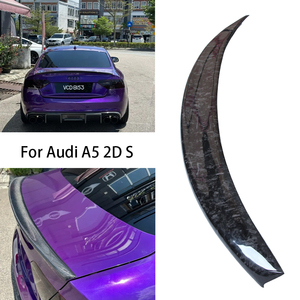 For A5 B8 B8.5 2Door Coupe 8T3 S Style Forged Carbon Fiber Rear Spoiler Trunk Wing 2007-2017 - Product Image 2