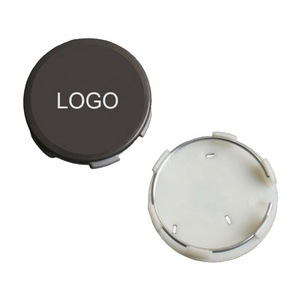 Emblema de cubo de rueda de aleación cromada negra de 60 mm, tapa central de llanta para <span class=keywords><strong>Peugeot</strong></span> 301 206 307 308 408 - Product Image 5
